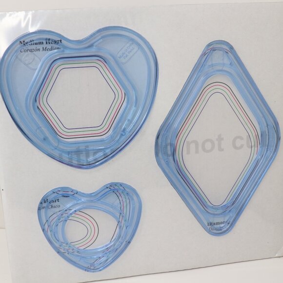 Creative Memories Gemstone Patterns Custom Cutting System 3 Templates BNIP - Picture 5 of 8